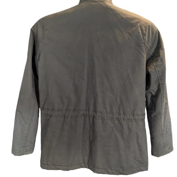 Ødyn (Odyn) Floral Embroidered Olive Green Quilted Military Jacket Size Small - Picture 2 of 11